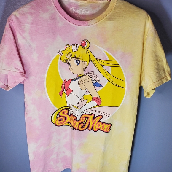 sailor moon tie dye shirt Woman Size M - Picture 1 of 3